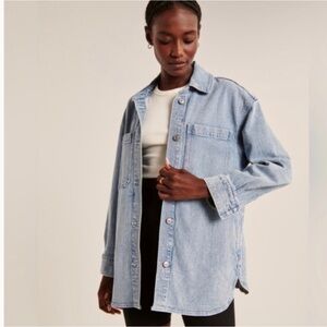 Abercrombie Oversized Denim Shacket